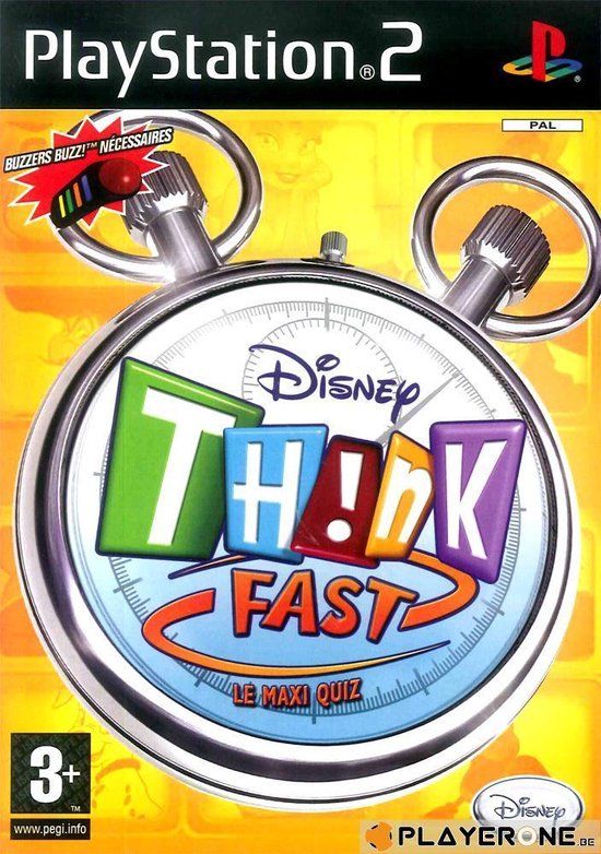 Logithéque Disney Think Fast Le Maxi Quizz: Playstation 2