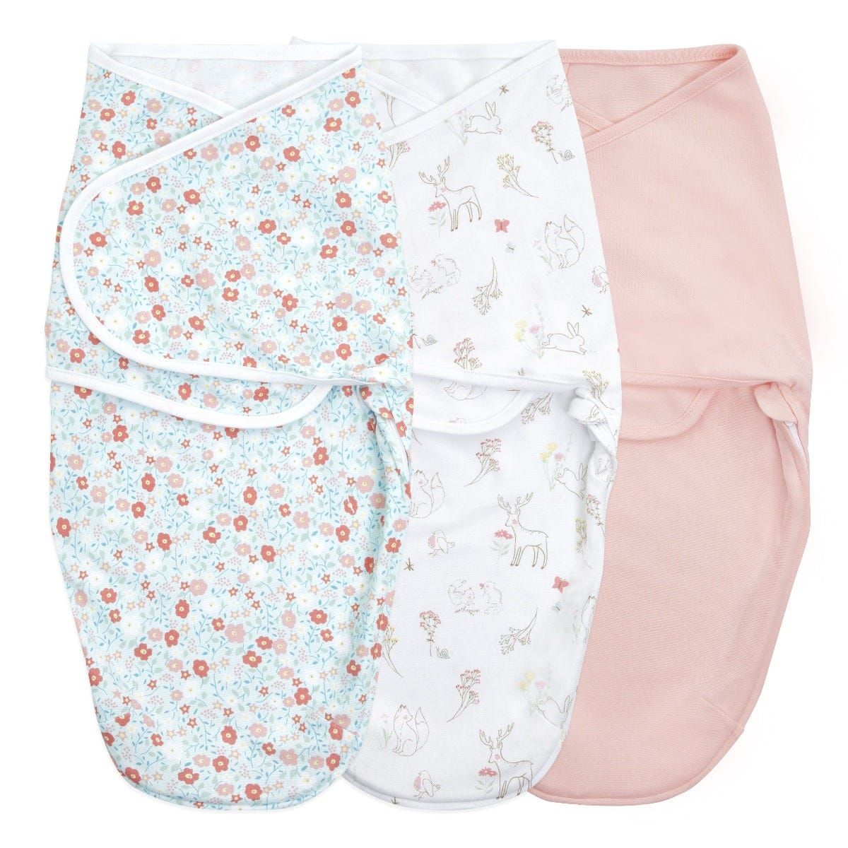 ADEN Essentials Easy Swaddle - Multi - 3-Pack
