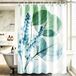 Famanu – Douchegordijn met Natuurprint 180 x 200 cm, Waterafstotend en Schimmelbestendig
