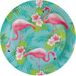 Amscan Flamingo 8x Flamingo bordjes 23 cm