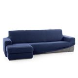 Sofaskins Hoes voor chaise longue met korte linkerarm NIAGARA 210 - 340 cm - Marineblauw