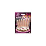 Widmann Piemelkaarsjes - bougies de gâteau - 24x pièces - 6 cm - bougies d'anniversaire
