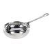 HAC24 Roestvrijstalen mini-pan, gehamerd, met handvat, diameter 11 cm, inhoud 260 ml, serveerpan