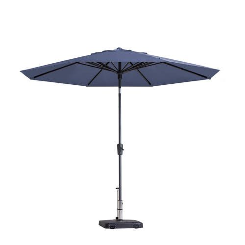 Madison Paros II Parasol - Ø300 cm - Blauw - 8713229046361