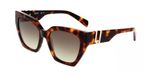 Liu Jo LJ814SR TORTOISE/BROWN SHADED 55/18/140 Dames Zonnebril