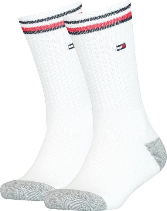 Tommy Hilfiger KIDS ICONIC SPORTS SOCK 2P Kinderen Sokken Maat 35-38