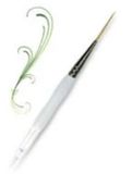 Royal & langnickel R&L Soft-Grip Script Liner No. 0 - 3 Pack