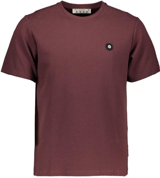 Jack & Jones T-shirt Jcopuffer Tee Ss Crew Neck Smu 12267072 Fudge/structure Mannen Maat - XL