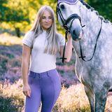 Imperial Riding Damesbroek met volledige grip Bliss, Paars, Maat 42