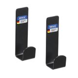 WENKO Turbo-Loc Wandhaak Mod. Lizan Zwart, set van 2