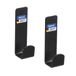 WENKO Turbo-Loc Wandhaak Mod. Lizan Zwart, set van 2