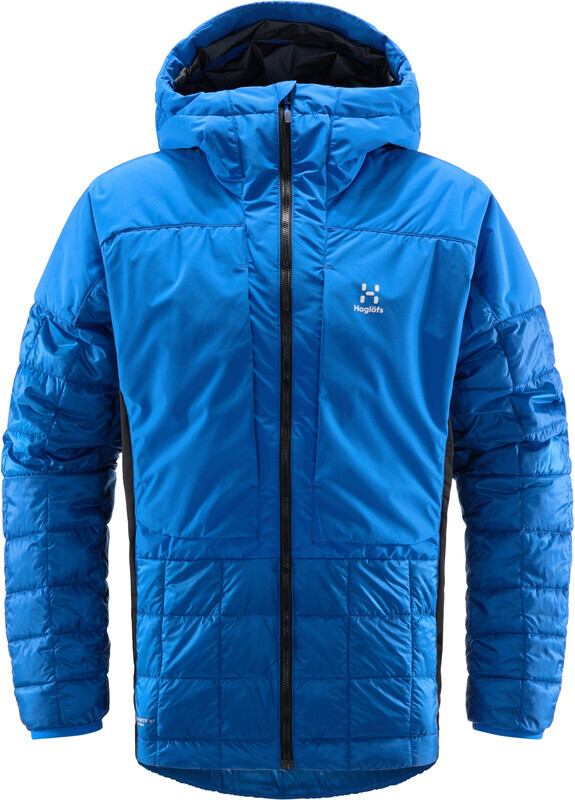 Haglöfs Nordic Mimic Hood Heren, storm blue/true black S 2020 Klimjassen