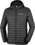 Columbia Powder Pass Hooded Jacket Heren Zwart M