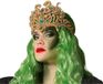 Atosa Verkleed haarband/hoofdband met Snakes - goud - meisjes/dames - Evil queen/Halloween/Medusa/Fantasy - carnaval - kunststof