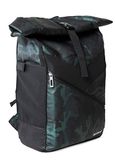 Hauptstadtkoffer M10 - fietsrugzak, oprolbare dagrugzak met laptopvak, schouderrugzak, sportrugzak met roltop, unisex, 21 liter, Camouflage