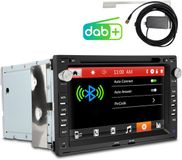 Junsun 7 Inch Autoradio met CD DVD Speler Geschikt voor VW Golf 4 MK4 Passat B5 Polo - Bluetooth - GPS-navigatiesysteem - TouchScreen - Stuurwielbediening - DAB-antenne - USB*2 + AUX - FM Radio