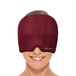 Icecat Masque Rafraîchissant Migraine Cerise Rouge – Disque en Gel 360° pour Utilisation à Froid et à Chaud, Design Occultant Total, Réutilisable, Apaisant pour les Maux de Tête et les Yeux Fatigués