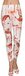 Boland Bloody Legging - Halloween & Horror - Women - Monster - Red/White - One Size
