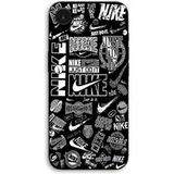 Nike iPhone 17e hoesje Air-logo Graffiti Zwart-wit Maniac ase