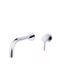 Wiesbaden Slim wastafelkraan - inbouw - voorsprong 20cm - met inbouwdeel - zonder waste - chroom sw440381/sw440387