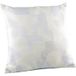 Coussin Jacquard Géométrique Texturé Rétro Écru 45x45 cm