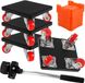 OEM Shenzhen Muchen Technology Co.Ltd 4-delige meubelverplaatsingsset, 360° draaibare meubellift met 4 wielen, hef- en verplaatsmechanisme met een draagvermogen van 360 kg
