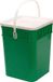 Artgos Seau hermétique carré avec couvercle - 15L - Vert
