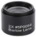 Oculair telescoop - 2x Barlow-lens - 1,25 pouce - Volledig gecoat glas - Aluminium