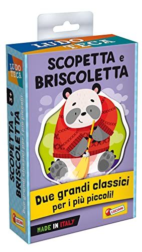 Liscianigiochi Lisciani Giochi - Ludoteca Le Cards of kinderbezem en briscola, kleur 92857 - 8008324092857