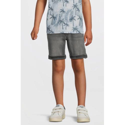 Anytime denim short grey denim
