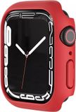 Strap-it Apple Watch Series 7/8 Housse de protection rigide en PC - Rouge - 41 mm