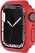Strap-it Apple Watch Series 7/8 Housse de protection rigide en PC - Rouge - 41 mm