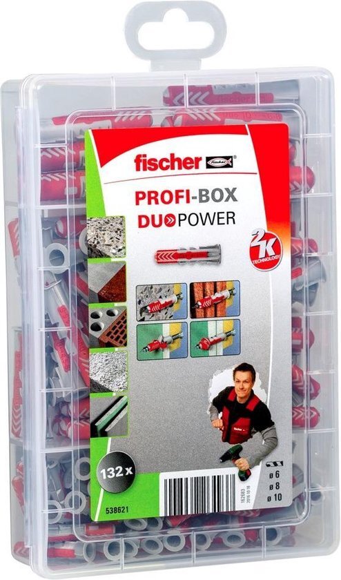 Fischer Profibox - Duopower pluggenset - 112-delig - 538621