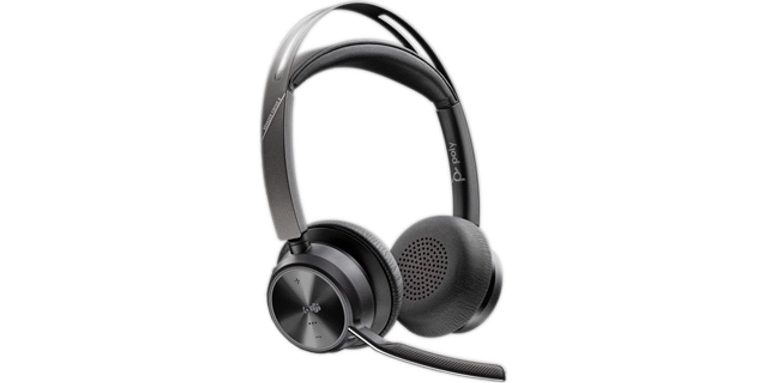 HP Poly Poly Voyager Focus 2 Microsoft Teams Certified USB-C-C Headset +USB-C/A Adapter