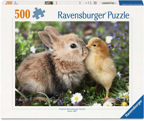 Ravensburger Rabbit and Chick Legpuzzel 500 Stukjes
