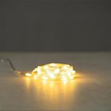 Non-branded Micro-light chain with LEDs | warm white | indoor and outdoor | incl. timer (transparent)