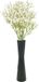 Bellatio Design Kunstbloem Gipskruid Muralis - 3x - 30 cm - wit
