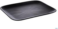 APS GN 1/2 Dienblad Nero - melamine serveertray - zwart - 32,5 x 26,5 x 2,5 cm