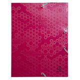Exacompta - Ref. 59210E - Doos met Maïa-elastieken - gemonteerd geleverd - in gerecycleerd polypropyleen - 40 mm rug - formaat 25x33 cm - voor A4 - willekeurige kleur