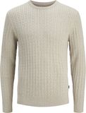 JACK & JONES JJEEMIL KNIT CABLE CREW NECK NOOS Heren Trui