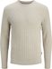 JACK & JONES JJEEMIL KNIT CABLE CREW NECK NOOS Heren Trui