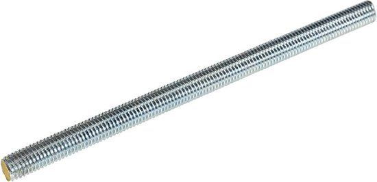 Hoenderdaal Fasteners Hoenderdaal Draadeind Din976 8.8 M27x1000mm Elektrolytisch Verzinkt