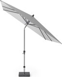 Platinum Sun & Shade Riva - Middenstokparasol - 250x250cm - Lichtgrijs - Kantelbaar