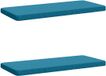 vidaXL - 2-delige - Coussin de canapé - VUGHT - 2 - pièces - 100% - Polyester - Bleu clair