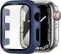 Strap-it Apple Watch 42mm Hard Case with Glass Screen Protector - Dark Blue