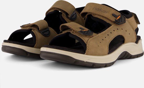 Rieker Sarajevo Sandalen taupe Leer - Maat 44