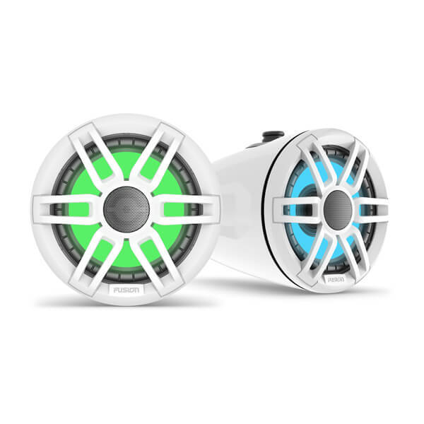 Garmin Garmin Fusion® nautische Wake Tower luidsprekers uit de XS-serie van 6,5" 200 watt Sports Black nautische Wake Tower luidspreker met RGB LED-verlichti