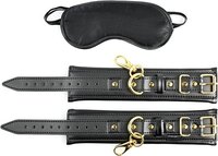 Sportsheets - Boeien en Blinddoek Set Special Edition - Zwart