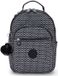 Kipling Basic Print Seoul Backpack Signature Print zwart