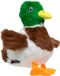 Jack And Vanilla - Jv Zoonimals Eend Speeltje - Bruin - Pluche - 18 cm